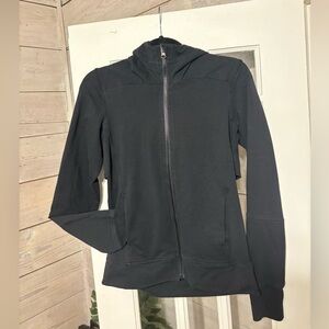 Lululemon Black Full Zip Hoodie - Size 2